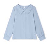 とろみシフォンブラウス パールボタン付き オフィスカジュアル | COCOMOMO | 詳細画像17