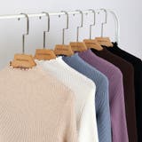 メロウフリル リブニットトップス フリルハイネック | COCOMOMO | 詳細画像25 