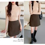 メロウフリル リブニットトップス フリルハイネック | COCOMOMO | 詳細画像8 