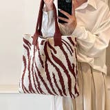 ニットバッグ ゼブラ柄 トートバッグ | COCOMOMO | 詳細画像10 