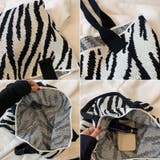 ニットバッグ ゼブラ柄 トートバッグ | COCOMOMO | 詳細画像16 