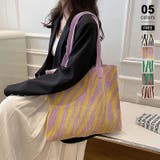 TYPE-B | ニットバッグ ゼブラ柄 トートバッグ | COCOMOMO