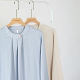 フロントタックブラウス スタンドカラー セレモニーブラウス | COCOMOMO | 詳細画像26 