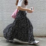 ロングスカート ティアード ゆったりウエストゴム | COCOMOMO | 詳細画像11 