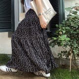 ロングスカート ティアード ゆったりウエストゴム | COCOMOMO | 詳細画像19 