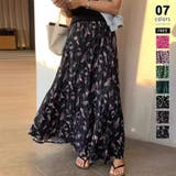 TYPE-G | ロングスカート ティアード ゆったりウエストゴム | COCOMOMO