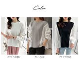 ドッキングシャツ プルオーバートップス パフスリーブ | COCOMOMO | 詳細画像16 