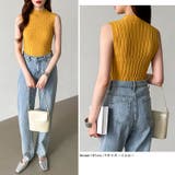 ノースリーブハイネック サマーニット タンクトップ | COCOMOMO | 詳細画像19 