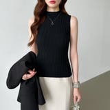 ノースリーブハイネック サマーニット タンクトップ | COCOMOMO | 詳細画像46 