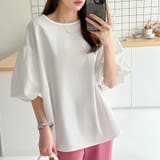 バルーンスリーブブラウス ブラウス オフィスカジュアル | COCOMOMO | 詳細画像10 