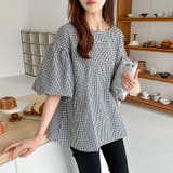 バルーンスリーブブラウス ブラウス オフィスカジュアル | COCOMOMO | 詳細画像2 