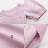 キラキラビジューニット サマーニット パフスリーブ | COCOMOMO | 詳細画像17