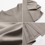 パフスリーブワンピース きれいめワンピース フロントスリット | COCOMOMO | 詳細画像28 