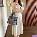 セットアップ パフスリーブ ロングスカートセット | COCOMOMO | 詳細画像4 