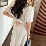 セットアップ パフスリーブ ロングスカートセット | COCOMOMO | 詳細画像7 