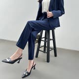 フォーマルスーツセットアップ パンツスーツ ワイドパンツ | COCOMOMO | 詳細画像24