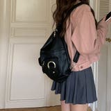 ショルダーバッグ 2wayフェイクレザーバッグ リュック | COCOMOMO | 詳細画像12 