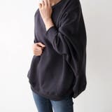 トレーナー ドルマンスリーブスウェット ゆったり体型カバー | COCOMOMO | 詳細画像23 