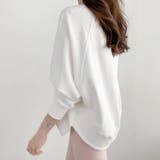 トレーナー ドルマンスリーブスウェット ゆったり体型カバー | COCOMOMO | 詳細画像5 