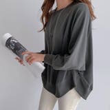 トレーナー ドルマンスリーブスウェット ゆったり体型カバー | COCOMOMO | 詳細画像19 