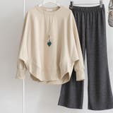 トレーナー ドルマンスリーブスウェット ゆったり体型カバー | COCOMOMO | 詳細画像33 