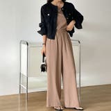 ノーカラーデニムジャケット デニムジャケット Gジャン | COCOMOMO | 詳細画像9