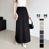 ロング丈・ブラック | 新色登場!選べる2丈バックスリット入りナロースカート タイトスカート | COCOMOMO