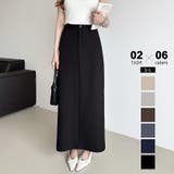 アンクル丈・ブラック | 新色登場!選べる2丈バックスリット入りナロースカート タイトスカート | COCOMOMO