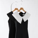 ノースリーブワンピース ビッグカラー 韓国ファッション | COCOMOMO | 詳細画像12 