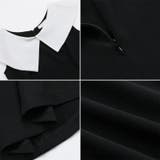 ノースリーブワンピース ビッグカラー 韓国ファッション | COCOMOMO | 詳細画像13 