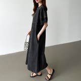 デニムワンピース デニムシャツワンピース 韓国ファッション | COCOMOMO | 詳細画像17