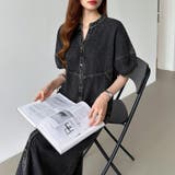 デニムワンピース デニムシャツワンピース 韓国ファッション | COCOMOMO | 詳細画像20