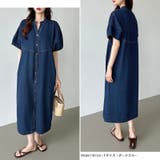 デニムワンピース デニムシャツワンピース 韓国ファッション | COCOMOMO | 詳細画像6