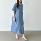 デニムワンピース デニムシャツワンピース 韓国ファッション | COCOMOMO | 詳細画像10