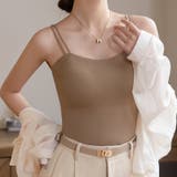 ダブルストラップ カップ付きキャミソール ブラトップ | COCOMOMO | 詳細画像8