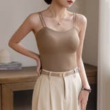 ダブルストラップ カップ付きキャミソール ブラトップ | COCOMOMO | 詳細画像9