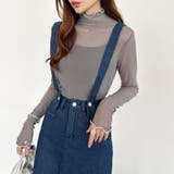 シアートップス 配色ライン メロウトップス | COCOMOMO | 詳細画像22 