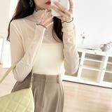 シアートップス 配色ライン メロウトップス | COCOMOMO | 詳細画像29 