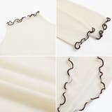 シアートップス 配色ライン メロウトップス | COCOMOMO | 詳細画像32 