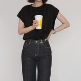 フレンチスリーブTシャツ 脇見え防止 カットソー | COCOMOMO | 詳細画像11 