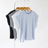 フレンチスリーブTシャツ 脇見え防止 カットソー | COCOMOMO | 詳細画像19 