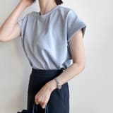 フレンチスリーブTシャツ 脇見え防止 カットソー | COCOMOMO | 詳細画像3 