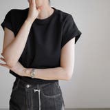 フレンチスリーブTシャツ 脇見え防止 カットソー | COCOMOMO | 詳細画像7 