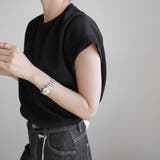 フレンチスリーブTシャツ 脇見え防止 カットソー | COCOMOMO | 詳細画像8 