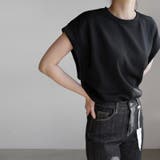 フレンチスリーブTシャツ 脇見え防止 カットソー | COCOMOMO | 詳細画像9 