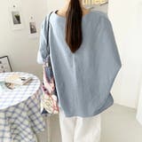 コットンリネンブラウス 涼感ブラウス 体型カバー | COCOMOMO | 詳細画像16