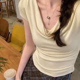 ドレープネック オフショルダー 2way | COCOMOMO | 詳細画像13 