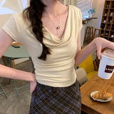 ドレープネック オフショルダー 2way | COCOMOMO | 詳細画像14 