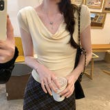 ドレープネック オフショルダー 2way | COCOMOMO | 詳細画像15 