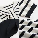 セーラーカラーボーダーニット サマーニット 韓国ファッション | COCOMOMO | 詳細画像10